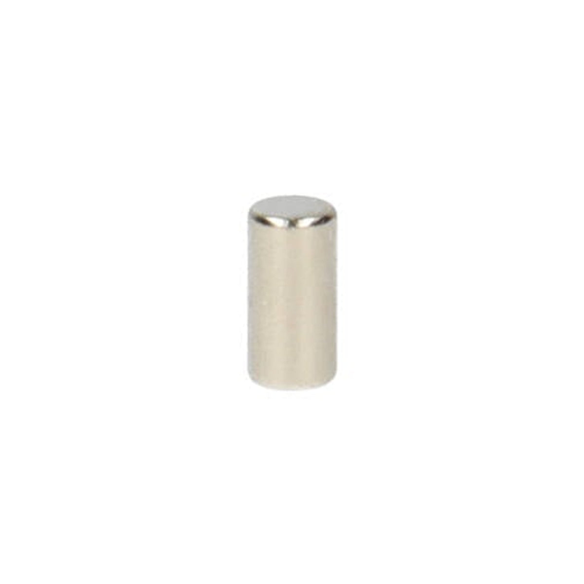 Neodym Stabmagnet Ø3 x 6 mm N52 silberfarben diametral magnetisiert