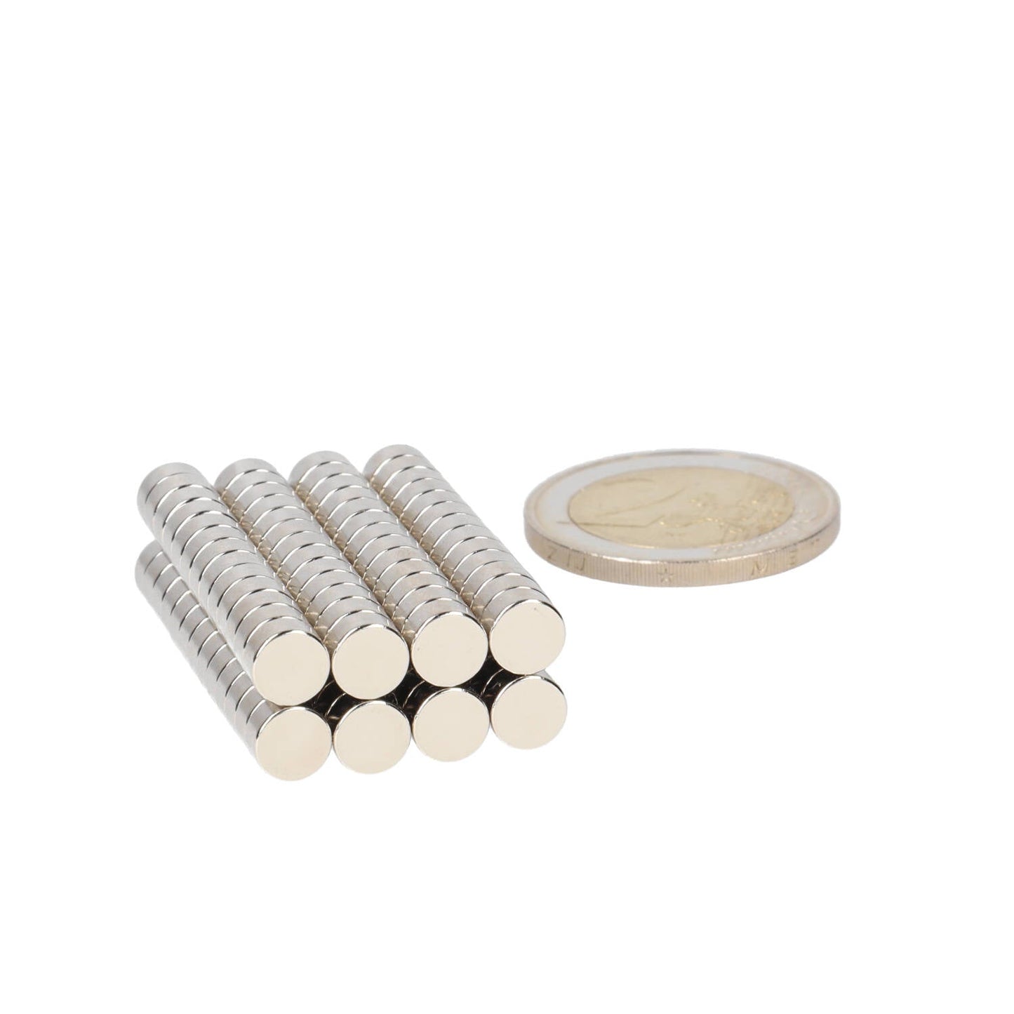 Neodymium Schijfmagneet Ø6 x 3 mm N50 NiCuNi - Magnetenspecialist Import & Export B.V.