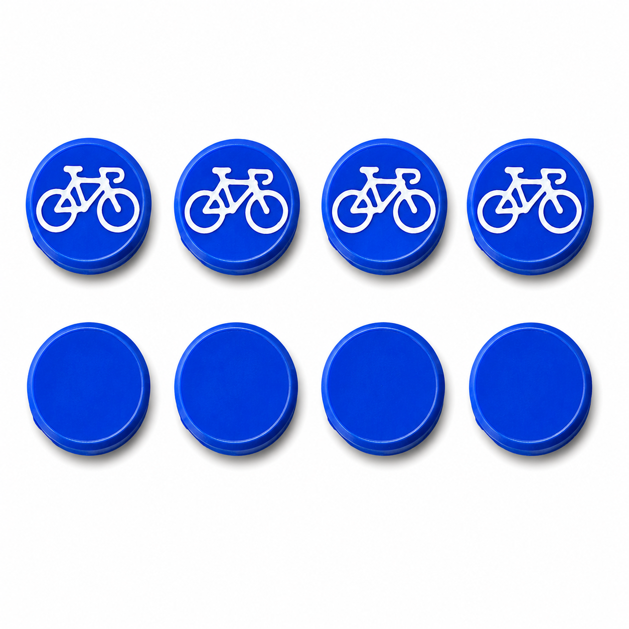 Startnummern-Magnete Radsport – Dunkelblau – 8er-Set