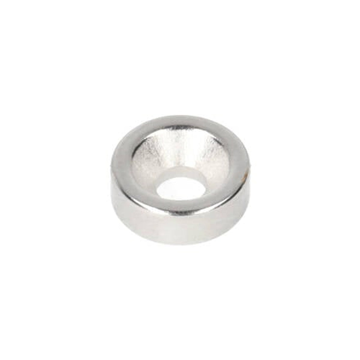 Neodym-Ringmagnet Ø10 x Ø7,1 x 3,5 mm N35 NiCuNi mit Bohr-/Senkloch Südpol