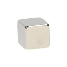 Neodym Würfelmagnet 10 x 10 x 10 mm N45 NiCuNi