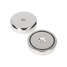 Neodym Topfmagnet Ø60 x 15 mm N40 NiCuNi Bohr-/Senkloch