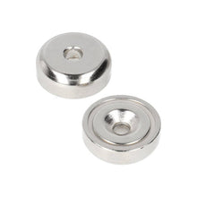 Neodym-Topfmagnet Ø20 x 6 mm N40 NiCuNi Bohr-/Senkloch