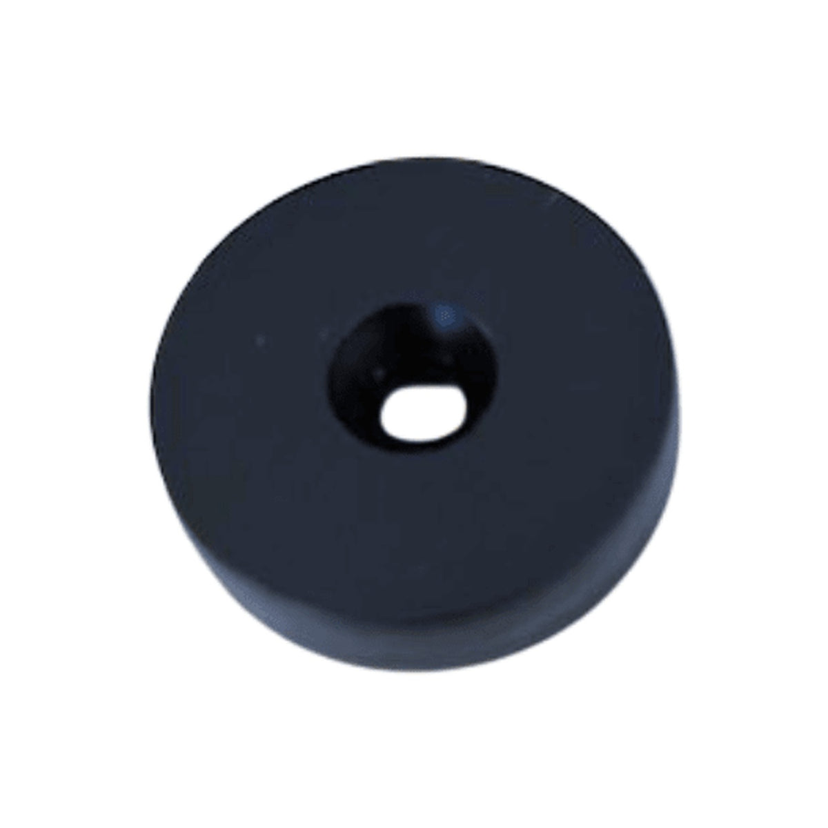 Neodym Ringmagnet Ø31,75 x Ø9,8 x 9,53 mm kunststoffummantelt mit Bohr-/Senkloch