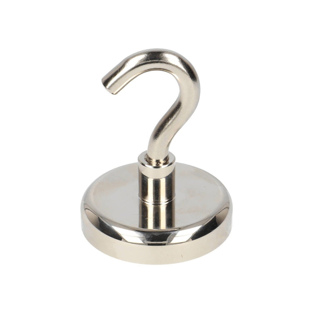Neodym Hakenmagnet Ø50 x 12 mm N40 Stahltopf NiCuNi