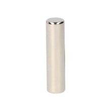 Neodym-Stabmagnet Ø 8,9 x 50 mm N48 NiCuNi diametral magnetisiert