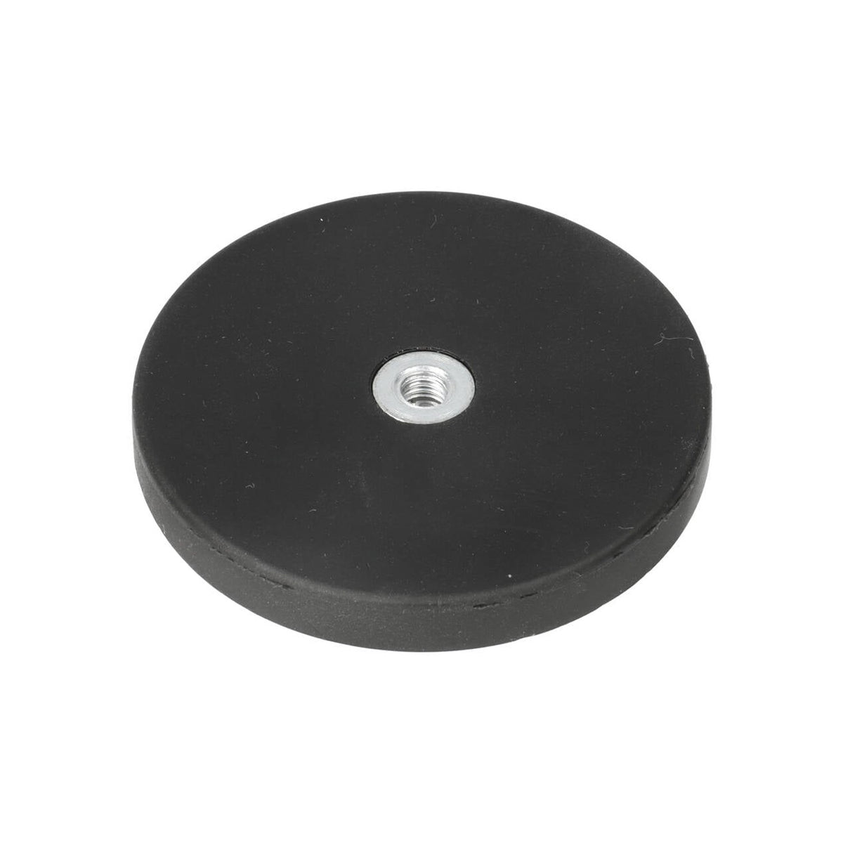 Neodym Gummitopfmagnet Ø66 x 8,5 mm N40 mit Innengewinde M6