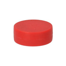 Neodym Scheibenmagnet Ø16 x 6 mm N45 Kunststoffbeschichtung (rot)