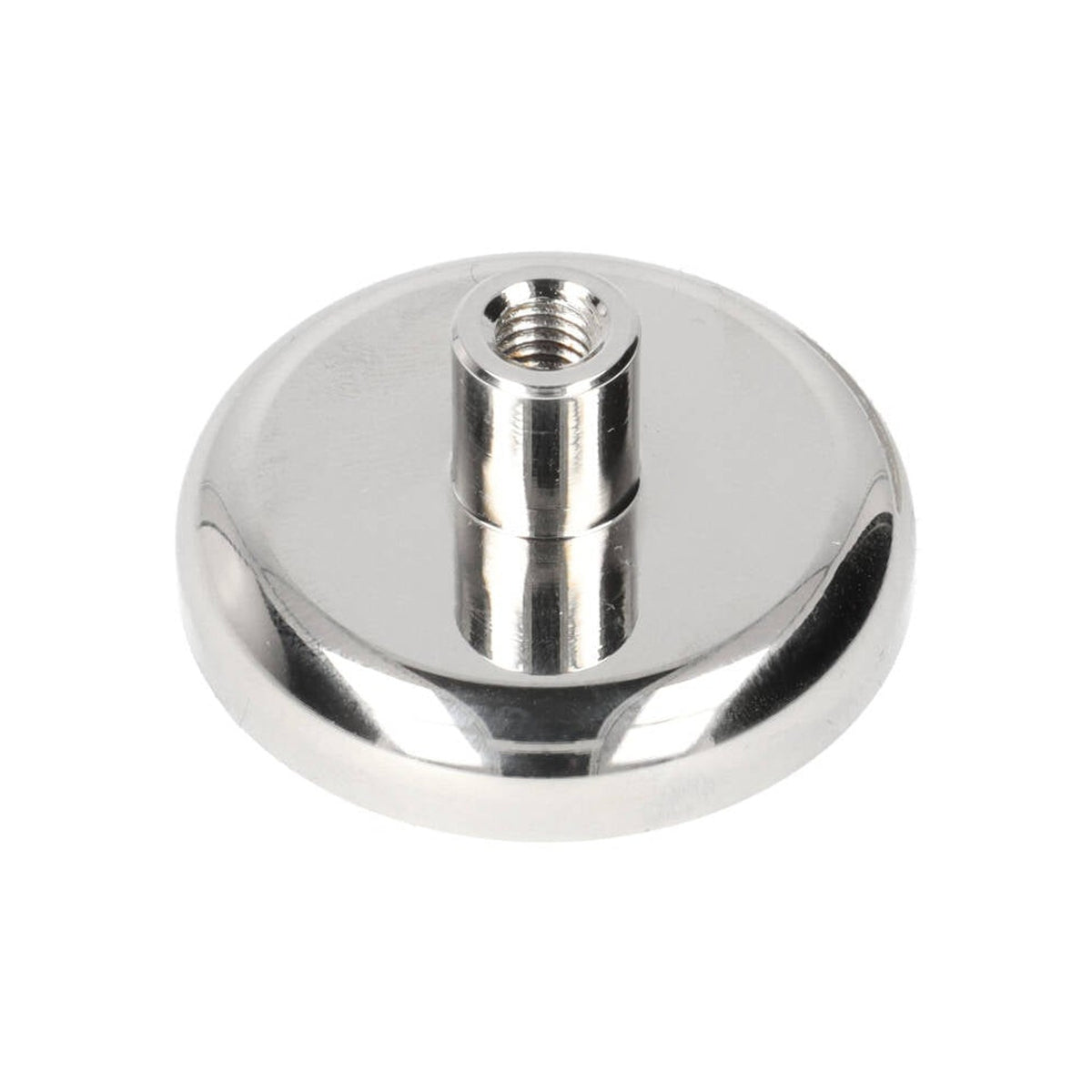 Neodym Topfmagnet Ø40 x 8 mm N42 NiCuNi Gewindebuchse M6
