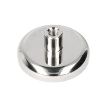 Neodym Topfmagnet Ø40 x 8 mm N42 NiCuNi Gewindebuchse M6