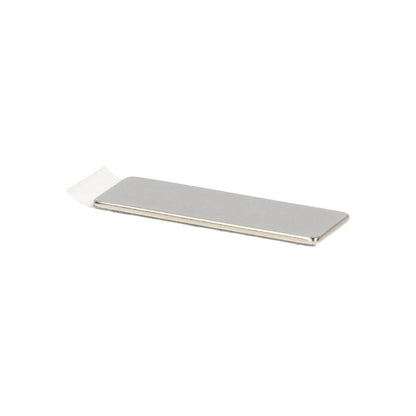 Neodym Blockmagnet 30 x 10 x 1 mm N45 selbstklebend NiCuNi