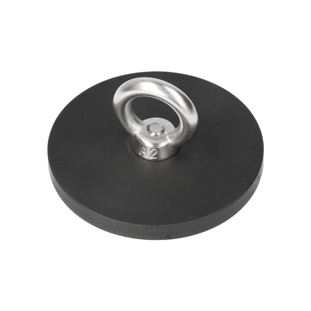 Neodym-Gummi-Ösenmagnet Ø88 mm N40 Edelstahlöse