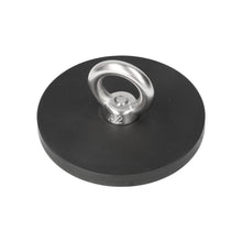 Neodym-Gummi-Ösenmagnet Ø88 mm N40 Edelstahlöse
