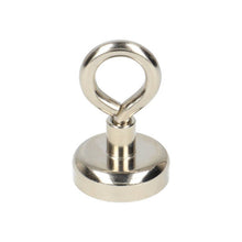 Neodym Ösenmagnet Ø25 x 8 mm N40 Stahltopf NiCuNi
