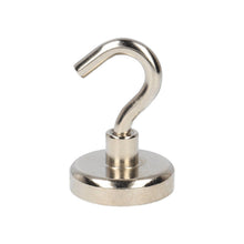 Neodym Hakenmagnet Ø32 x 8 mm N40 Stahltopf NiCuNi