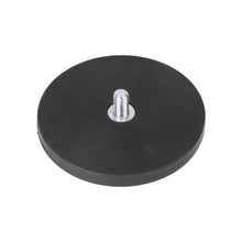 Neodym-Gummi-Topfmagnet Ø88 x 8,5 mm N40 Gewindestift M8