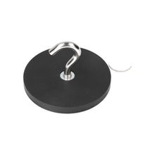 Neodym Hakenmagnet Ø88 x 8 mm N40 Stahltopf gummiummantelt M8