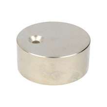 Neodym Scheibenmagnet Ø80 x 35 mm N48 NiCuNi mit Senkloch