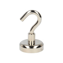 Neodym Hakenmagnet Ø25 x 8 mm N40 Stahltopf NiCuNi
