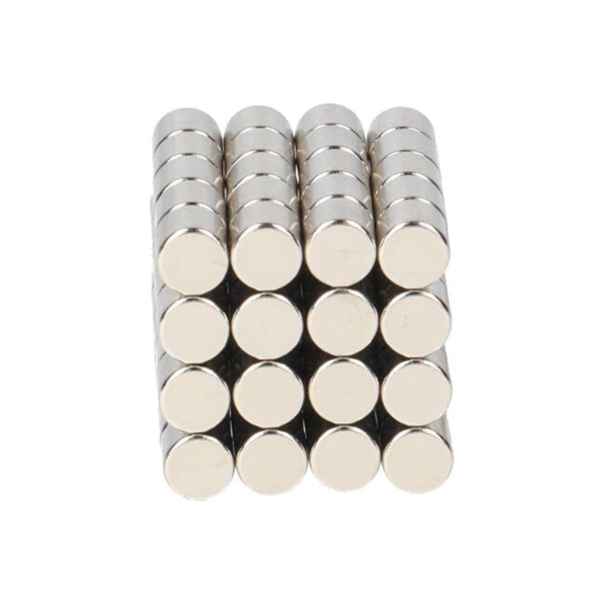 Neodym Scheibenmagnet Ø4 x 4 mm N48 NiCuNi