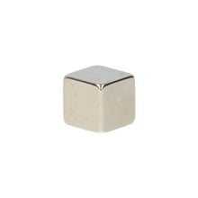 Neodym Würfelmagnet 7 x 7 x 7 mm N45 NiCuNi