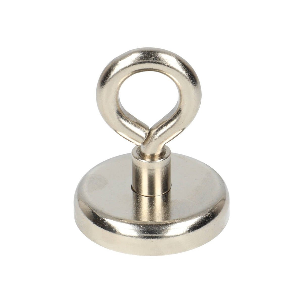 Neodym Ösenmagnet Ø48 x 12 mm N40 Stahltopf NiCuNi