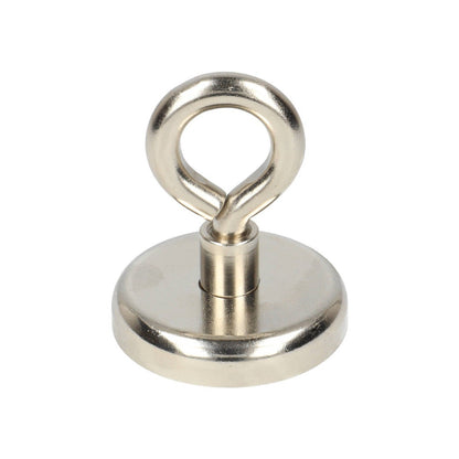 Neodym Ösenmagnet Ø48 x 12 mm N40 Stahltopf NiCuNi