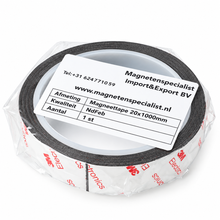 Neodym Magnetband 20 x 1000 mm N48 selbstklebend