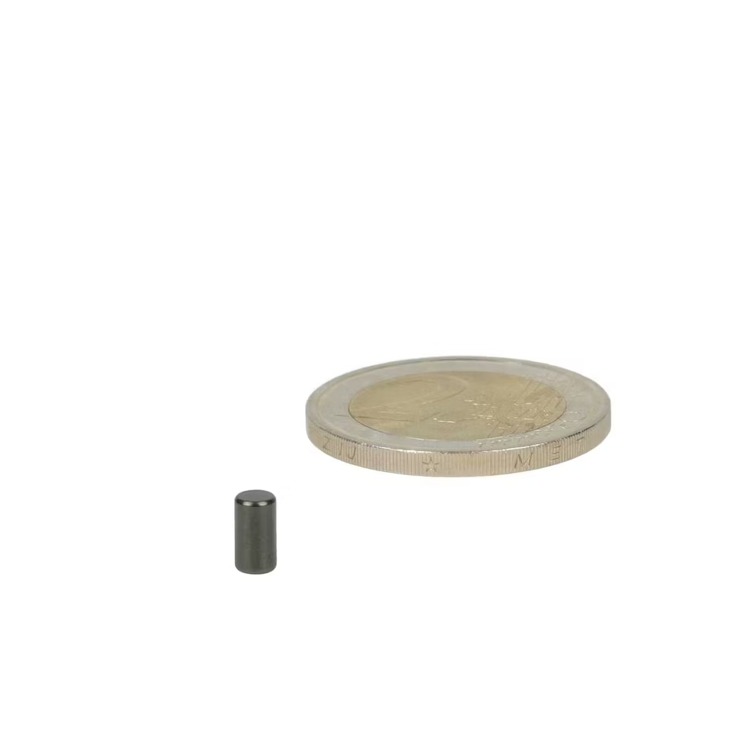 Neodym Stabmagnet Ø3 x 6 mm N52 gunmetal schwarz diametral magnetisiert