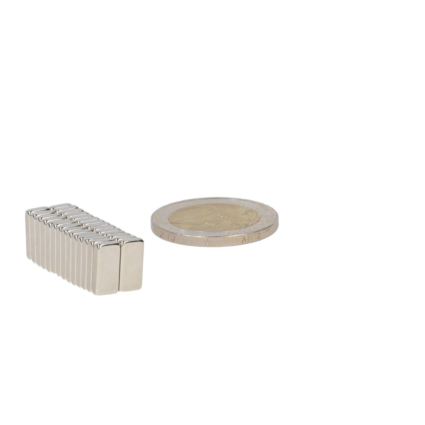 Neodymium Blokmagneet 10 x 5 x 2 mm N52 NiCuNi - Magnetenspecialist Import & Export B.V.