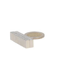 Neodymium Blokmagneet 10 x 5 x 4 mm N48 NiCuNi - Magnetenspecialist Import & Export B.V.