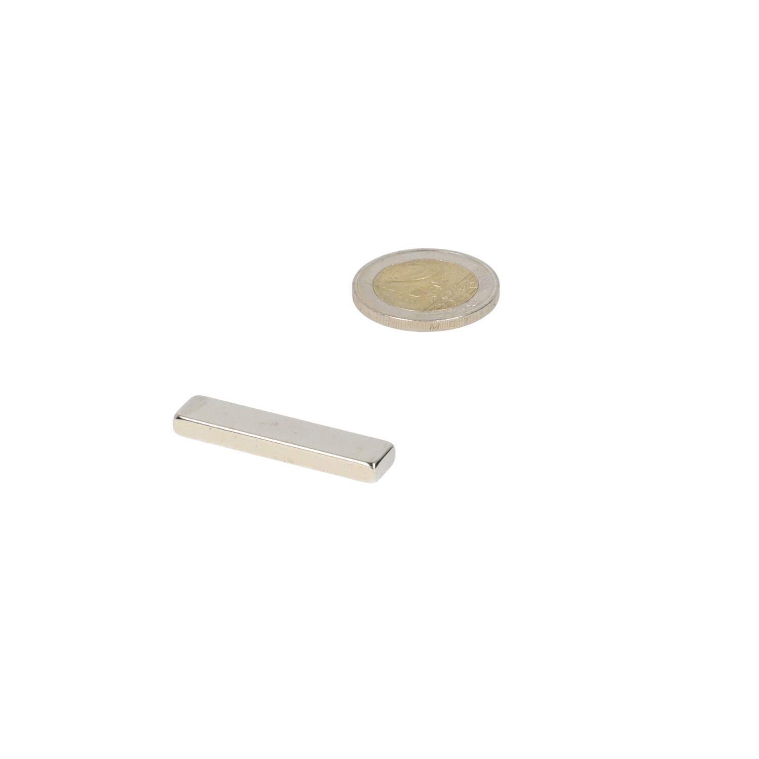 Neodymium Blokmagneet 36 x 8 x 4 mm N45 NiCuNi - Magnetenspecialist Import & Export B.V.