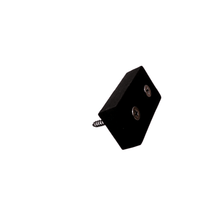 Neodymium Blokmagneet 50,8 x 25,4 x 12,7 mm N45 kunststof ommanteld met 2x boor/verzinkgat - Magnetenspecialist Import & Export B.V.