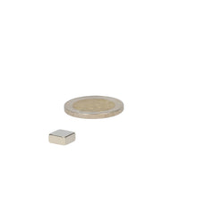 Neodymium Blokmagneet 8 x 8 x 4 mm N45 NiCuNi - Magnetenspecialist Import & Export B.V.