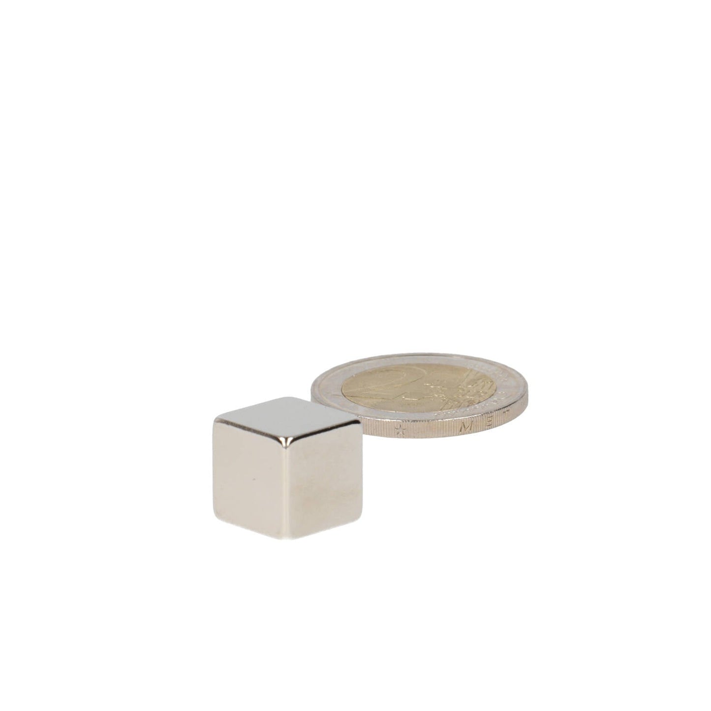 Neodymium Kubusmagneet 12 x 12 x 12 mm N45 NiCuNi - Magnetenspecialist Import & Export B.V.