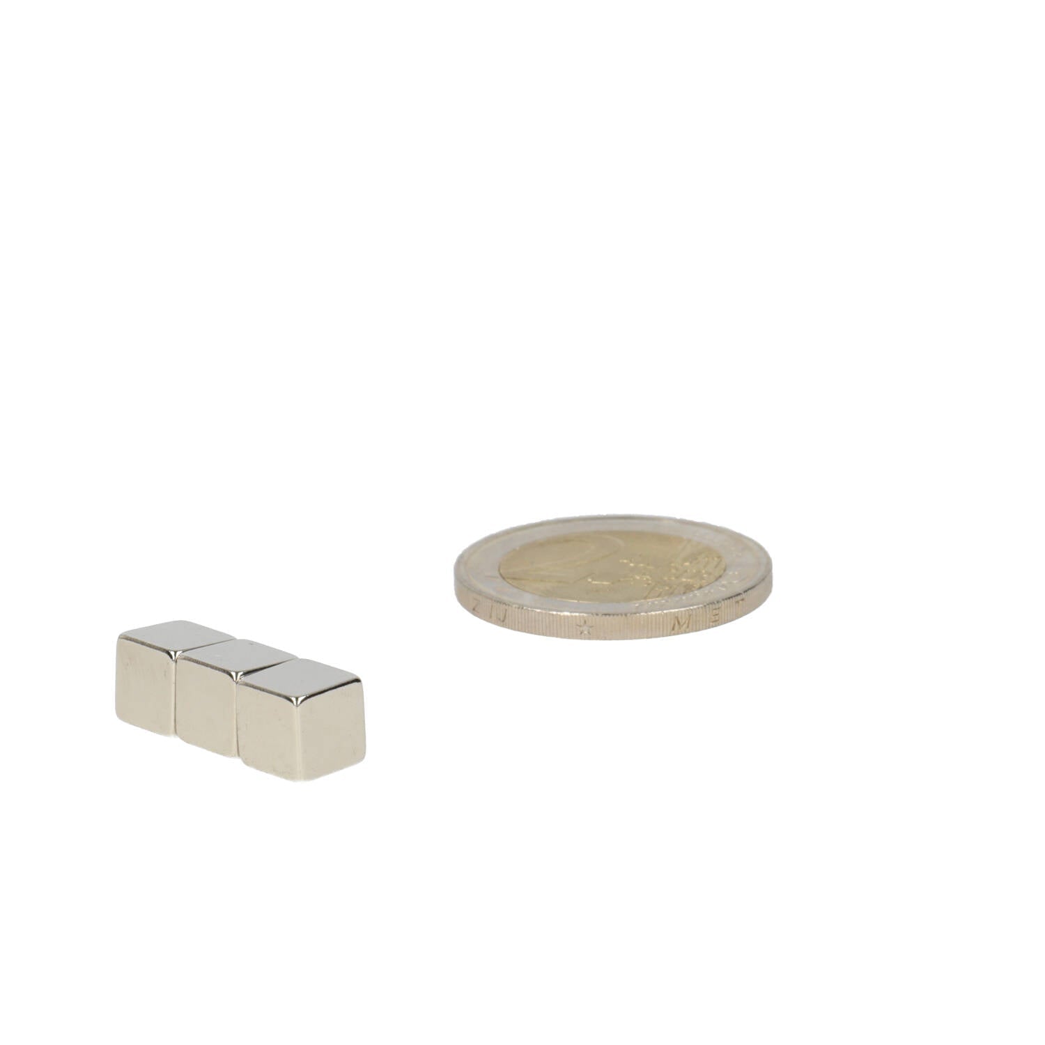 Neodymium Kubusmagneet 7 x 7 x 7 mm N45 NiCuNi - Magnetenspecialist Import & Export B.V.