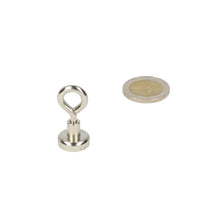 Neodymium Oogmagneet Ø13 x 5 mm N40 Stalen Pot NiCuNi - Magnetenspecialist Import & Export B.V.