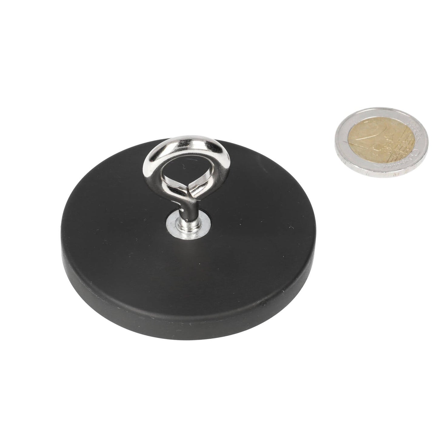 Neodymium Rubber Oogmagneet Ø66 mm N40 Stalen Pot - Magnetenspecialist Import & Export B.V.