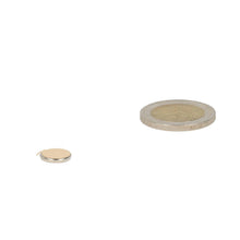 Neodymium Schijfmagneet Ø10 x 1,5 mm N45 NiCuNi zelfklevend - Magnetenspecialist Import & Export B.V.