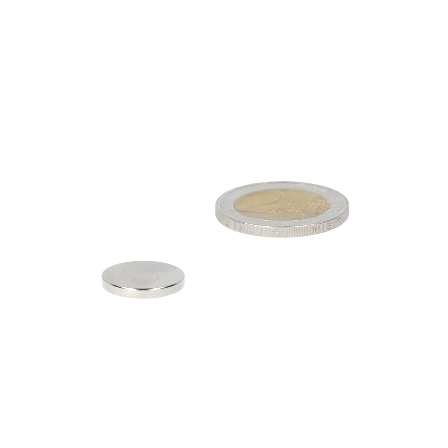 Neodymium Schijfmagneet Ø15 x 2 mm N48 NiCuNi - Magnetenspecialist Import & Export B.V.
