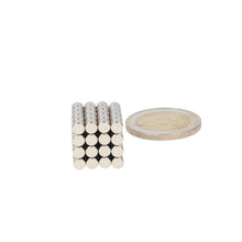Neodymium Schijfmagneet Ø4 x 4 mm N48 NiCuNi - Magnetenspecialist Import & Export B.V.