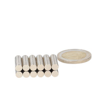 Neodymium Schijfmagneet Ø5 x 2 mm N48 NiCuNi - Magnetenspecialist Import & Export B.V.