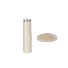 Neodym-Stabmagnet Ø 8,9 x 50 mm N48 NiCuNi diametral magnetisiert