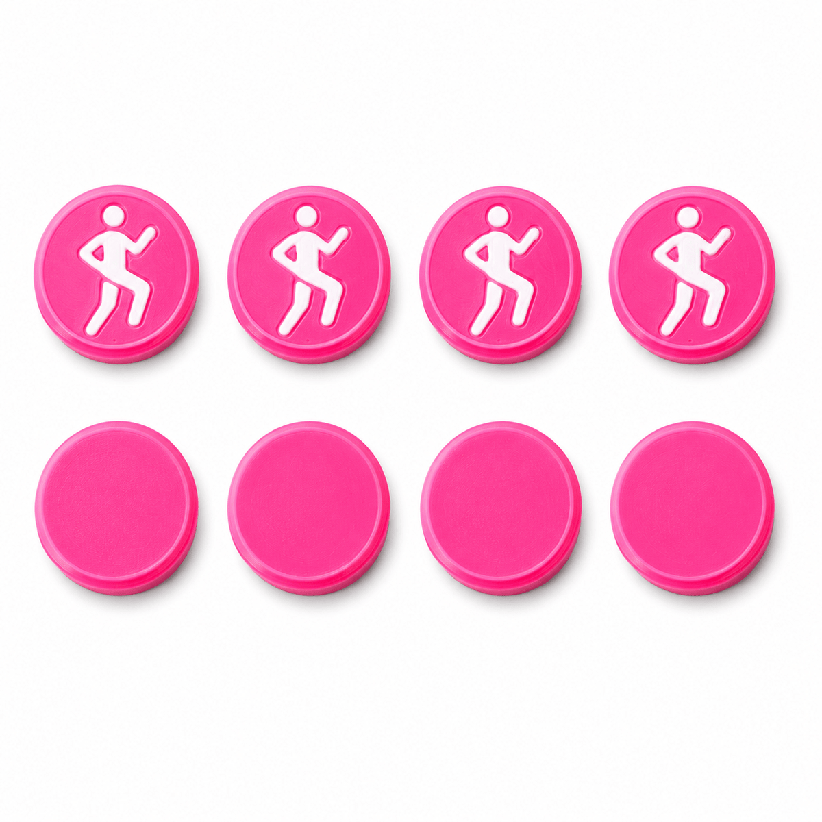 Startnummer Magneten Hardlopen – Roze – Set van 8 - Magnetenspecialist Import & Export B.V.
