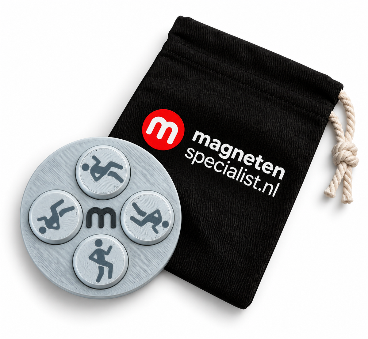 Startnummer Magneten Laufen Rosa Weiß 8 Stück