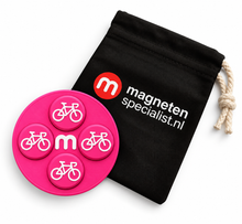 Startnummern-Magnete Radsport – Rosa – 8er-Set