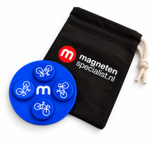 Startnummern-Magnete Radsport – Dunkelblau – 8er-Set