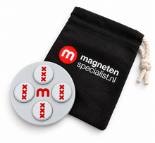 Startnummern-Magnete Radsport – Steelgrey – 8er-Set